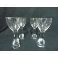 Set of Four Drinking Glasses
