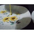 JG Meakin Set  of Two Tier Cake Plate and Single Plate Cake Serving plate