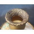 Beautiful Brass and Mother-of - Pearl Candle Holder