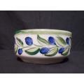 Beautiful Olive Bowl Signed by Artist