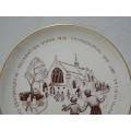 St Catharine`s Church 75th Jubilee Small Plate by Priknash Potteries