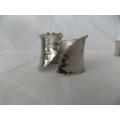 Set of Four Silver Plated Napkin Rings