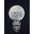 Great Silverplated Antique Hand Mirror