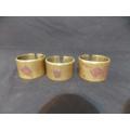 Stunning Artvark Brass Napkin Rings