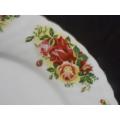 Elegant China English Rose Collection Pretty Porcelain Snack Plate