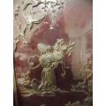 Antique Brass and Pewter Wall Art