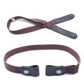 Invisible Belt No Bulge No Hassle Buckle-Free Elastic Belt For Jeans - Coffee
