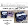 SEWING MACHINE/CARRY ON BAG, Padded, Ass Colors, RECTANGULAR