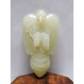 Antique Chinese Late 19th century Hotan jade carving