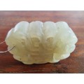 The Hetian Jade of the Qing Dynasty in China is a jade pendant with both good luck and longevity.