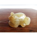 Chinese Ming Dynasty White Jade Little Frog Original Carving