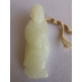Antique Chinese Late 19th century Hotan jade carving for boy