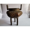 Chinese antique Late 18th century Qing Dynasty copper censer