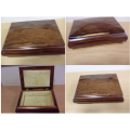 ANTIQUE BEAUTIFUL ROSEWOOD WOODEN BOX WITH HINGED LID