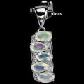 STUNNING REAL OPAL 925 STERLING SILVER PENDANT