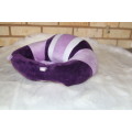 Baby Support Plush Sofa Seat,Learning to Sit Chair Seat Plush Toys - Purple/White