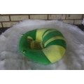 Baby Support Plush Sofa Seat,Learning to Sit Chair Seat Plush Toys - Green/Yellow