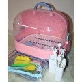 Baby Bottle Baby Feeding Drying Rack - Pink