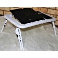 E-Table Laptop Table with USB Cooling Pad