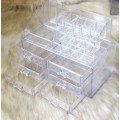 6 Drawer Transparent Cosmetic Storage, Jewellery & Make-up Clear Organizer