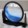 Jack Brown 360 Degree Rotatable Moving Sand Art Hour Glass Sandscapes - Blue