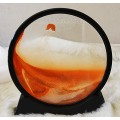 10 inch 3D Deep Sea Moving Sand Art Hour Glass Sandscapes - Brown