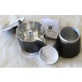 Berlinger Haus 3-Cup Aluminium Coffee Maker - CARBON PRO (BROKEN HANDLE)