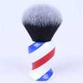 Yaqi Shave Brush Barber Pole (Tuxedo Synthetic)
