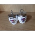 Boxed pair Royal Worcester Egg Coddlers