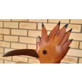 Collectable HOOPOE BIRD (Wood Carved and Hand Painted) #1393