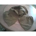 Hand Knitted Ms Maple Scarf Color Camel