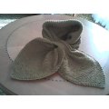 Hand Knitted Ms Maple Scarf Color Camel
