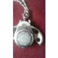 SCARAB WATCH NECKLACE