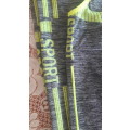 Active Sport Wear - Pre-Loved - Grey and Neon Yellow