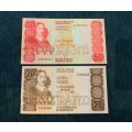 2x Uncirculated South African Collectors Notes