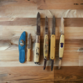 Collectors selection of pocket knives