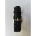 Vintage Collectors Braun Black dial Quartz Gents Watch on leather strap Value R1150.00