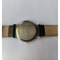 Vintage Collectors Braun Black dial Quartz Gents Watch on leather strap Value R1150.00