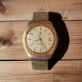 Vintage Collectors Roamer searock automatic gents watch on gold plated stretch strap value R7500.00