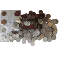 Large lot collectors selection of South African ten and five cent coins & 1969 five coin set