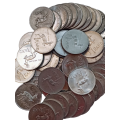 Large lot collectors selection of South African One Rand, fifty and twenty cent coins