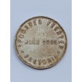 Rare vintage collectors Paul Kruger 1895 Spoorweg Feesten Pretoria Coin