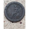 Rare vintage collectors 1797 Great Britain Cartwheel One Penny