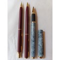 Collectors selection of pens, including a Sheaffer fountain pen