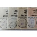 Collectors selection of savings bonds from the 1950`s to the 1980`s as well as fuel coupons