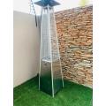Totai Stainless Steel Patio Heater on wheels and a 9kg Gas bottle