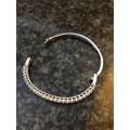 !!R1 Start!!No Reserve!! Beautiful Sterling Silver Bangle!! Dont Miss Out!!!