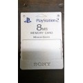 Sony PS2 Memory Card Silver (Free McBoot)