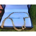9CT ROLLED GOLD VINTAGE HAND CHAIN