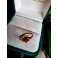 9CT SOLID GOLD BABY SIGNET VINTAGE RING